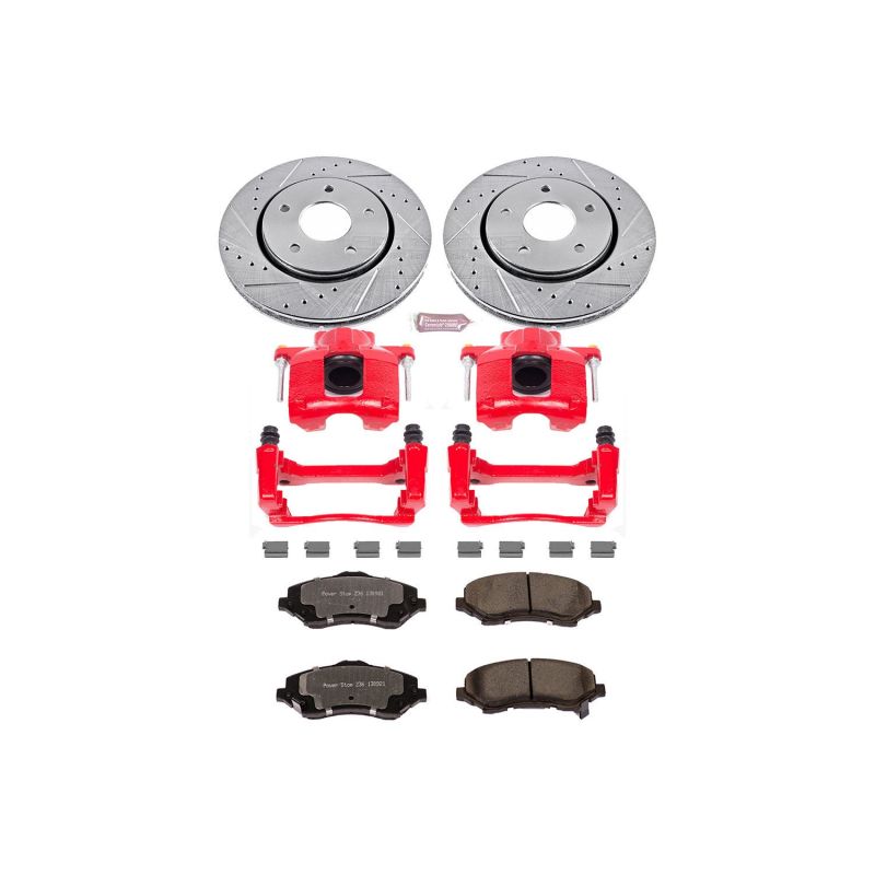 PowerStop Power Stop 08-16 Chrysler Town and Country Front Z36 Truck & Tow Brake Kit w/Calipers