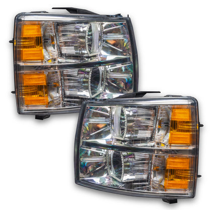 ORACLE Lighting Oracle 07-13 Chevrolet Silverado SMD HL - Square Style - ColorSHIFT