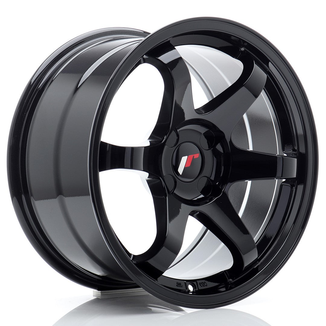 JR Wheels JR317904X2072GB JR Wheels JR3 17x9 ET20-35 4H BLANK Gloss Black