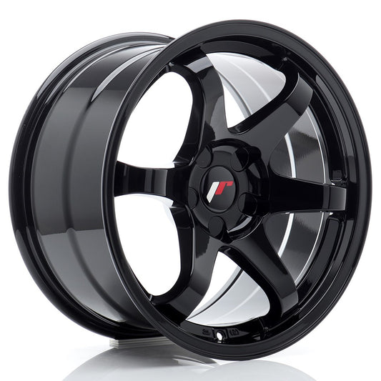 JR Wheels JR317905X2072GB JR Wheels JR3 17x9 ET20-35 5H BLANK Gloss Black