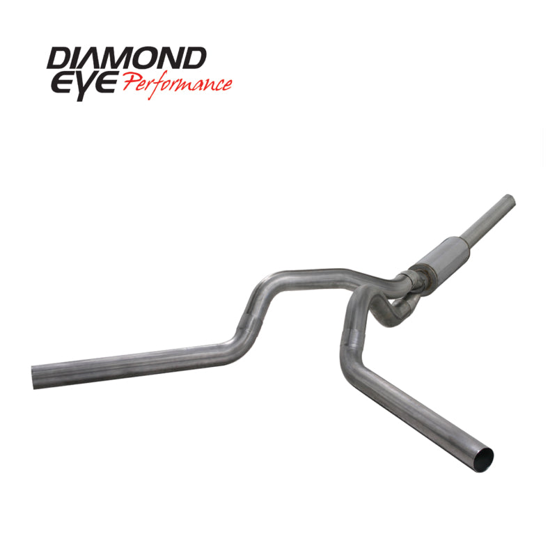 Diamond Eye Performance Diamond Eye KIT 4in Catback DUAL SS: 2004.5-2007.5 DODGE CUMMINS 600
