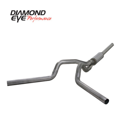 Diamond Eye Performance Diamond Eye KIT 4in Catback DUAL SS: 2004.5-2007.5 DODGE CUMMINS 600