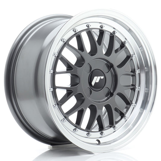 JR Wheels JR2316804X2067HG1 JR Wheels JR23 16x8 ET20-45 4H BLANK Hyper Gray w/ Machined Lip