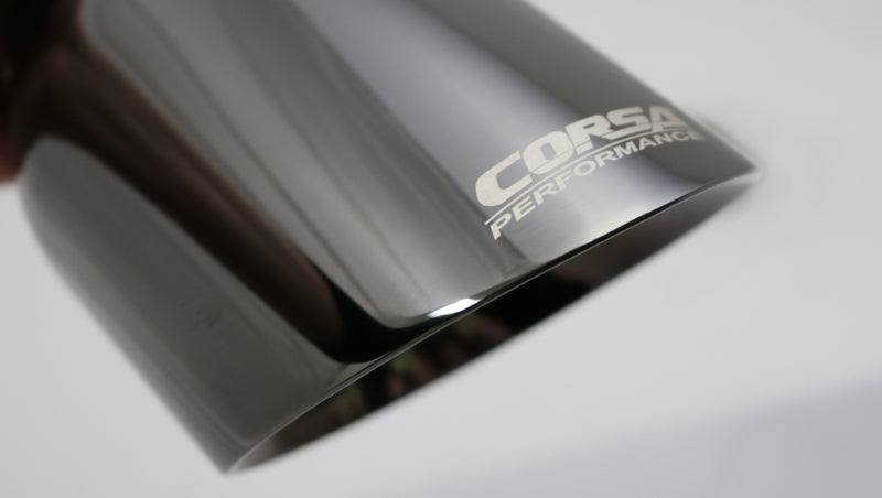 CORSA Performance Corsa Single Universal 2.75in Inlet / 4.5in Outlet Black PVD Pro-Series Tip Kit