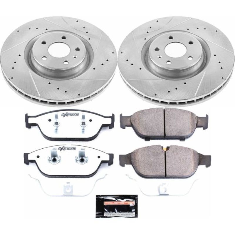 PowerStop Power Stop 12-16 Audi A6 Quattro Front Z26 Street Warrior Brake Kit