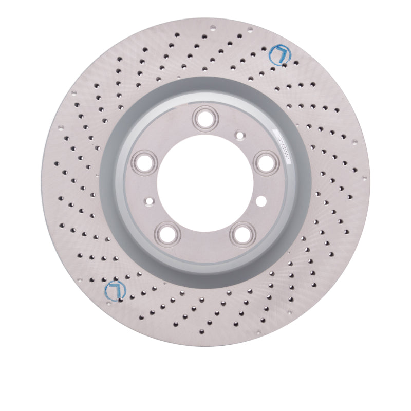 DFC 10-23 Porsche 911 Left Rear Drilled GeoSPEC Coated Rotor