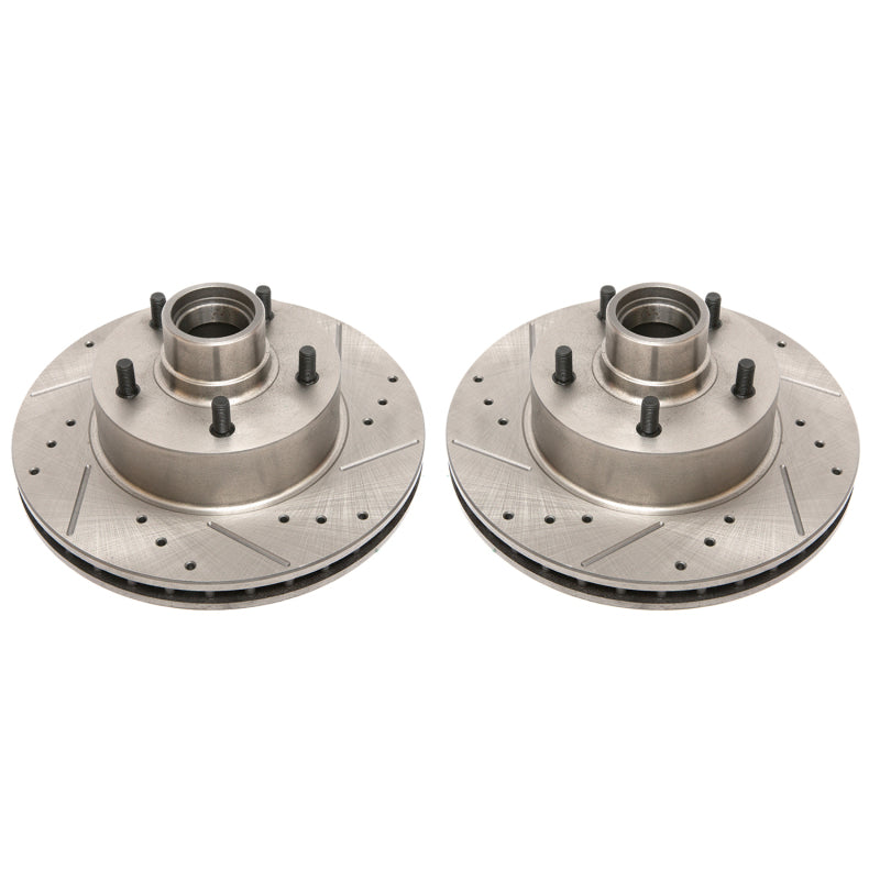 PowerStop Power Stop 1990 Chevrolet Caprice Front Evolution Drilled & Slotted Rotors - Pair