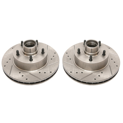 PowerStop Power Stop 1990 Chevrolet Caprice Front Evolution Drilled & Slotted Rotors - Pair