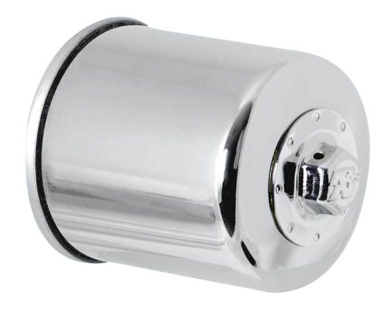 K&N Engineering K&N Honda / Kawasaki / Yamaha / Polaris / Victory 2.688in OD x 3.344in H Oil Filter - Chrome