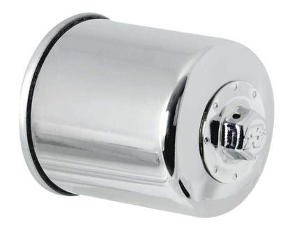 K&N Engineering K&N Honda / Kawasaki / Yamaha / Polaris / Victory 2.688in OD x 3.344in H Oil Filter - Chrome