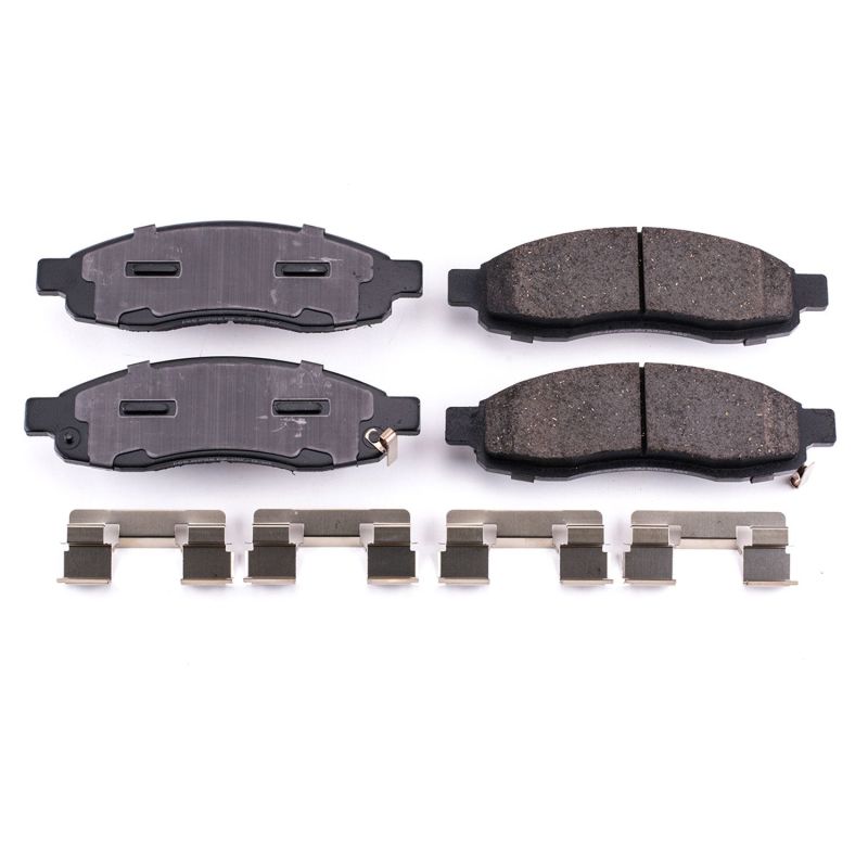 PowerStop Power Stop 04-05 Infiniti QX56 Front Z17 Evolution Ceramic Brake Pads w/Hardware