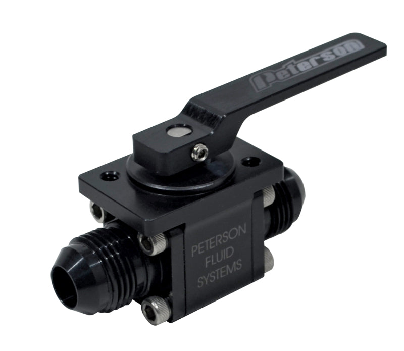 Peterson Fluid Systems Ball Valve Flange Mount -8AN