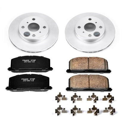PowerStop Power Stop 96-98 Toyota Paseo Front Z17 Evolution Geomet Coated Brake Kit