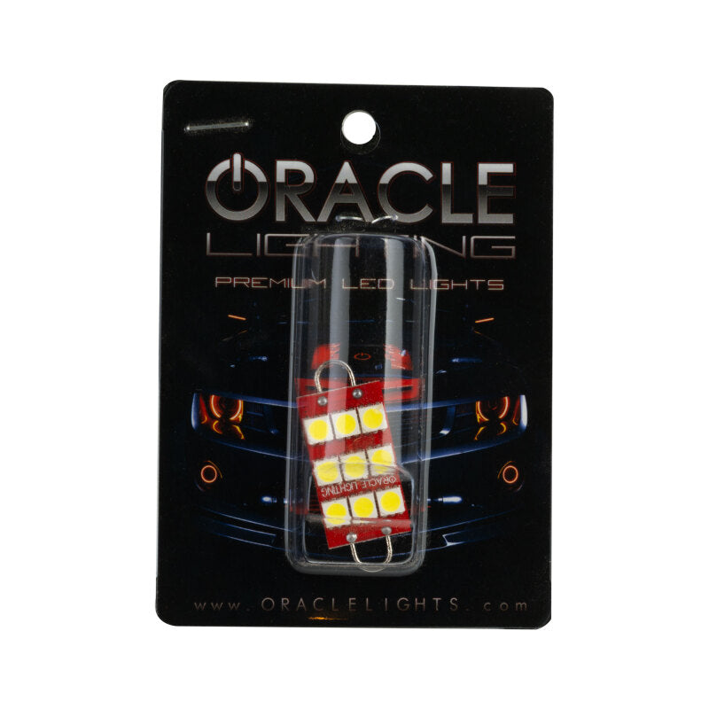 ORACLE Lighting Oracle 44MM 6 LED 3 Chip - Loop Festoon Bulbs (Pair) - White