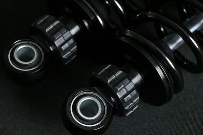 Ohlins Motorcycle USA Ohlins 14-26 Harley FL Touring STX 36 Twin Blackline 12in Blk Reservoir Shocks - Heavy Duty Springs