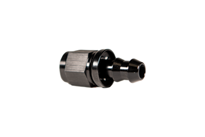 Fleece Performance Universal -8AN Straight to Hose Barb - Black