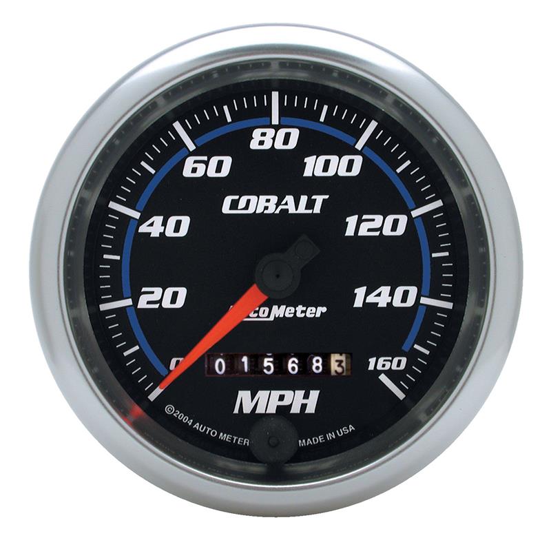 AutoMeter Gauge Speedometer 3-3/8in. 160MPH Mechanical Cobalt