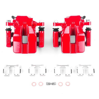PowerStop Power Stop 12-18 Toyota RAV4 Rear Red Calipers w/Brackets - Pair