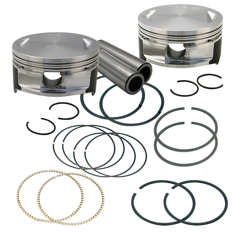 S&S Cycle 1999+ BT 106in Forged Stroker Pistons - .020in