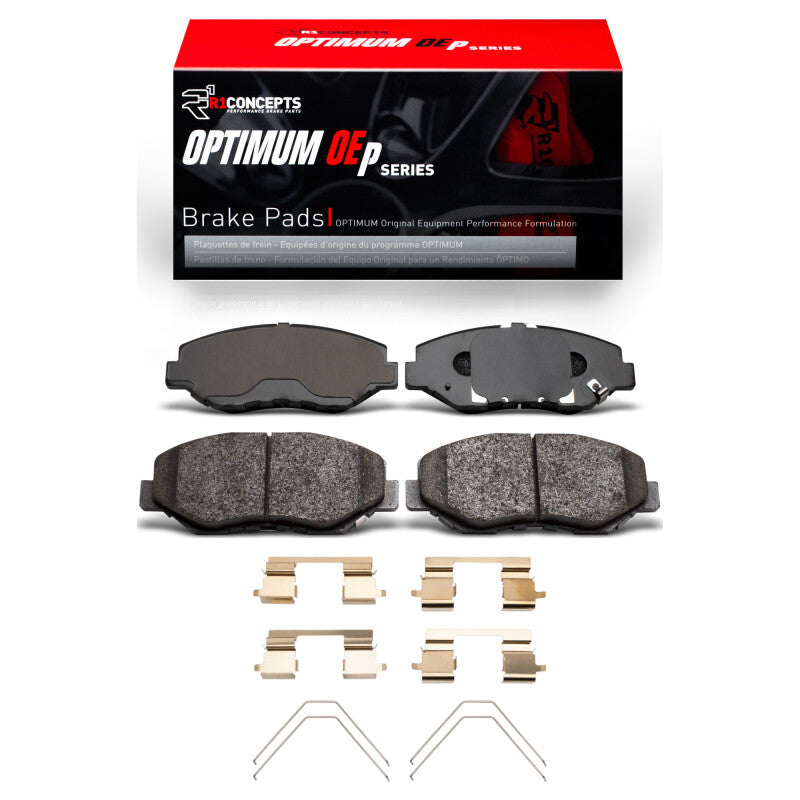 R1 Concepts R1 13-14 Honda Fit (USA/Canada) Front Optimum OE Pads & Hardware Kit