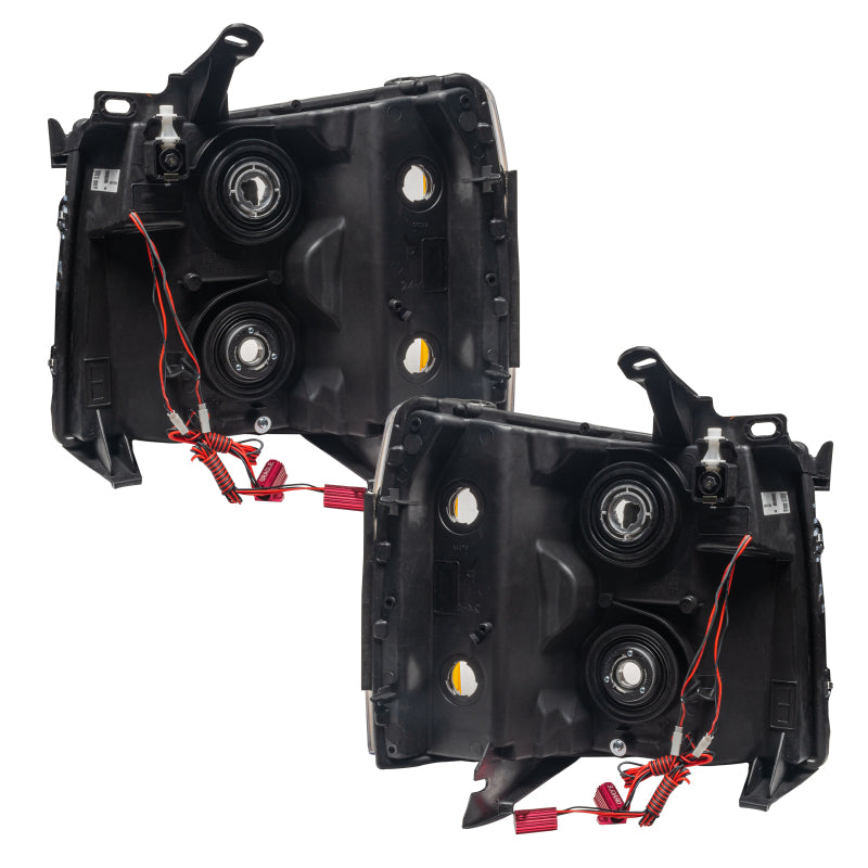 ORACLE Lighting Oracle 07-13 Chevrolet Silverado SMD HL - Round Style - ColorSHIFT w/ 2.0 Controller