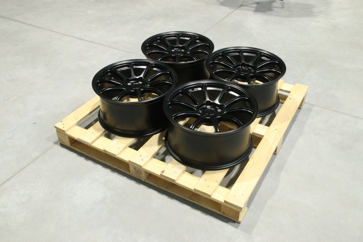 JR Wheels SET-JR#322 Set of SL04 18x8 ET35 5x100 Matt Black