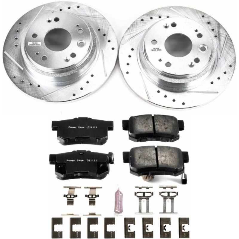 PowerStop Power Stop 02-04 Acura RL Rear Z23 Evolution Sport Brake Kit