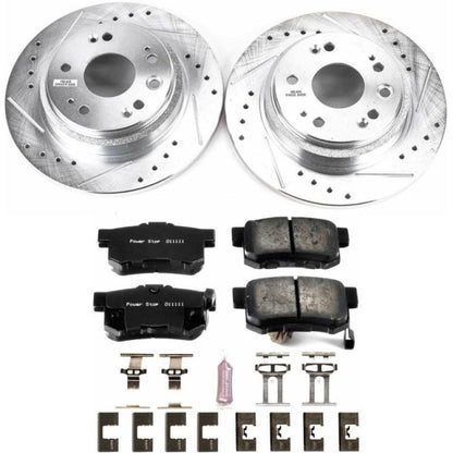 PowerStop Power Stop 02-04 Acura RL Rear Z23 Evolution Sport Brake Kit