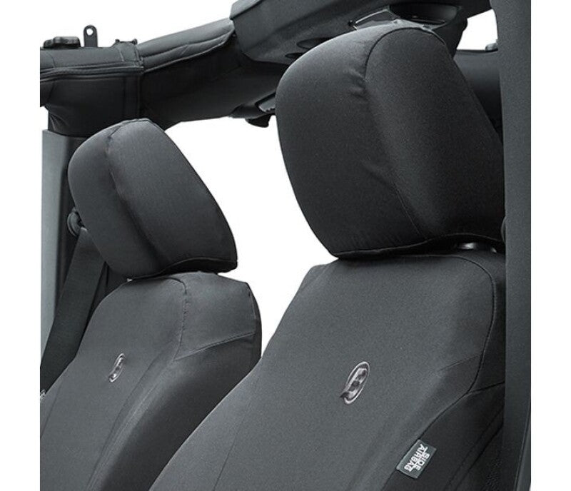 Bestop 13-18 Jeep Wrangler JK Front Seat Covers (Black Diamond)