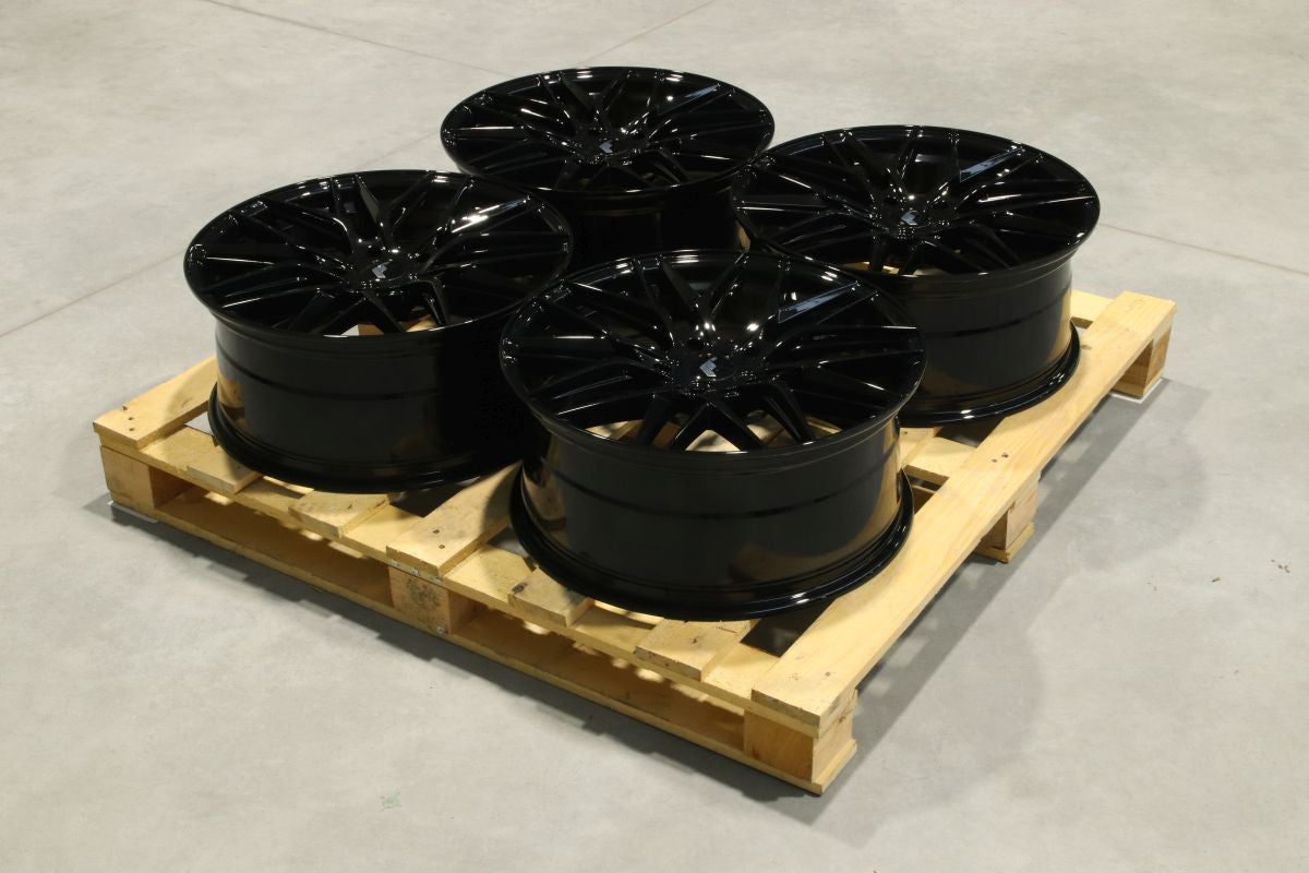 JR Wheels SET-JR#333 Set of JR28 20x8,5 ET40 5x130 Gloss Black