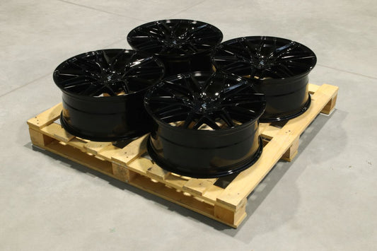 JR Wheels SET-JR#333 Set of JR28 20x8,5 ET40 5x130 Gloss Black