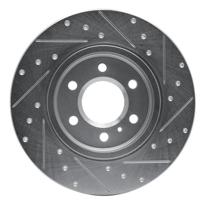 R1 Concepts R1 06-06 Buick TERRAZA Rear Left Drilled & Slotted Silver Brake Rotor