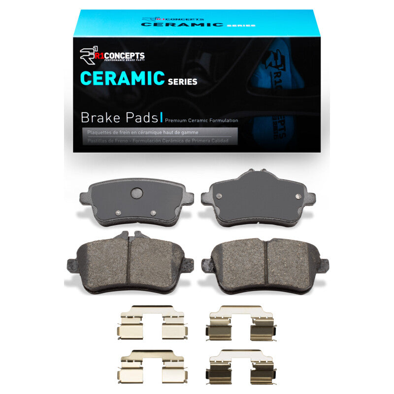 R1 Concepts R1 2012-2018 Mercedes-Benz GLE400 Rear R1 Ceramic Pads & Hardware Kit