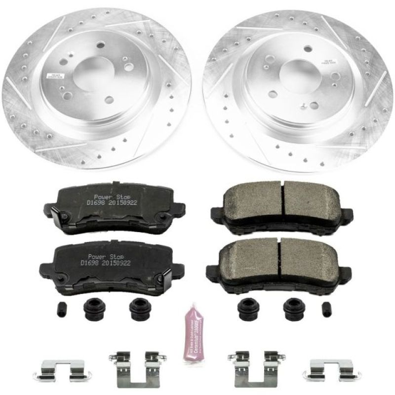 PowerStop Power Stop 18-19 Honda Odyssey Rear Z23 Evolution Sport Brake Kit