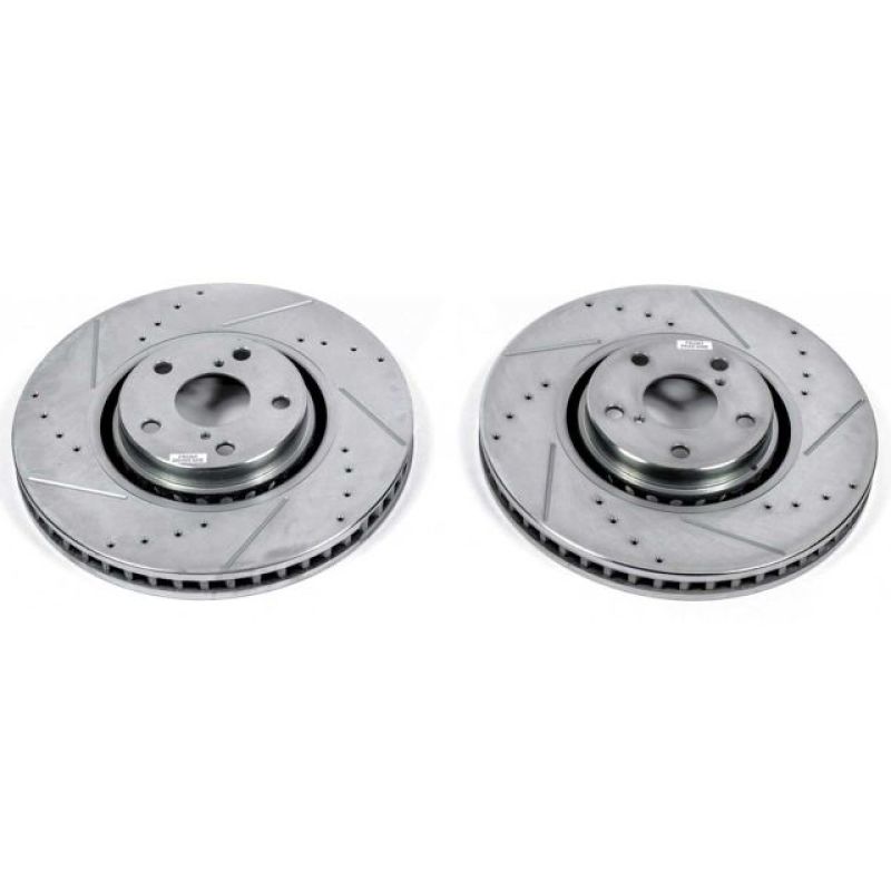 PowerStop Power Stop 07-11 Lexus GS350 Front Evolution Drilled & Slotted Rotors - Pair