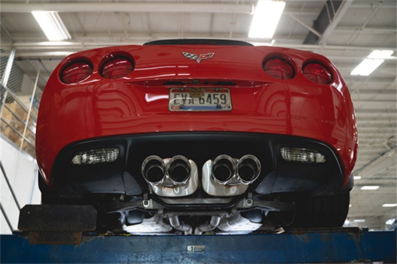 CORSA Performance Corsa 06-13 Chevy Corvette C6 Z06 7.0L / 09-13 ZR1 6.2L Polished Axle-Back Exhaust w/4.5in Twin Tips