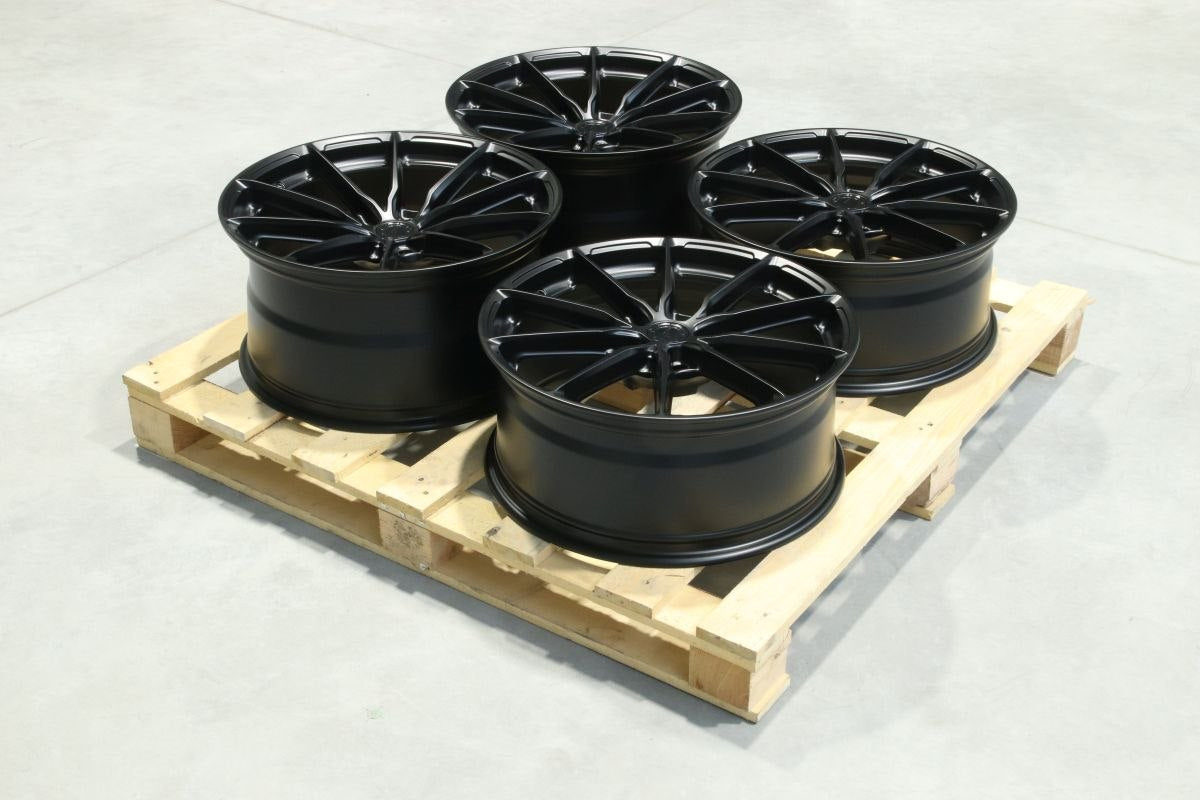 JR Wheels SET-JR#359 Set of JR37 20x8,5 ET35 + 20x10 ET45 5x112 Matt Bl