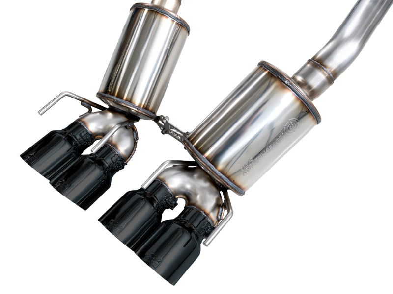 AWE Tuning C6 Chevrolet Corvette Z06/ZR1 Touring Edition Axle-Back Exhaust w/ Diamond Black Tips