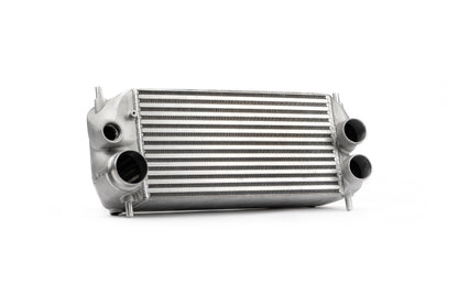 AMS Performance 2015+ Ford F-150 & Raptor 2.7L/3.5L EcoBoost Stock Loc. Intercooler (Silver w/ Logo)