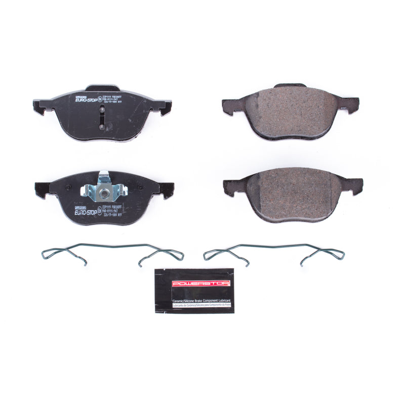 PowerStop Power Stop 05-11 Volvo V50 Euro-Stop ECE-R90 Front Brake Pads