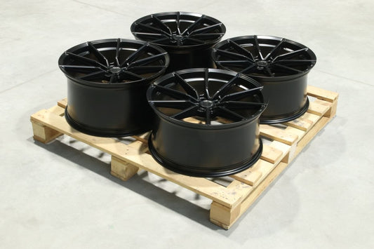 JR Wheels SET-JR#400 Set of SL02 20x9,5 ET34 + 20x10,5 ET35 5x112 Matt Black