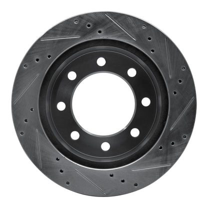 R1 Concepts R1 00-02 Dodge Ram 3500 Front Left Drilled & Slotted Silver Brake Rotor