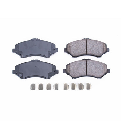 PowerStop Power Stop 08-16 Chrysler Town & Country Front Z17 Evolution Ceramic Brake Pads w/Hardware