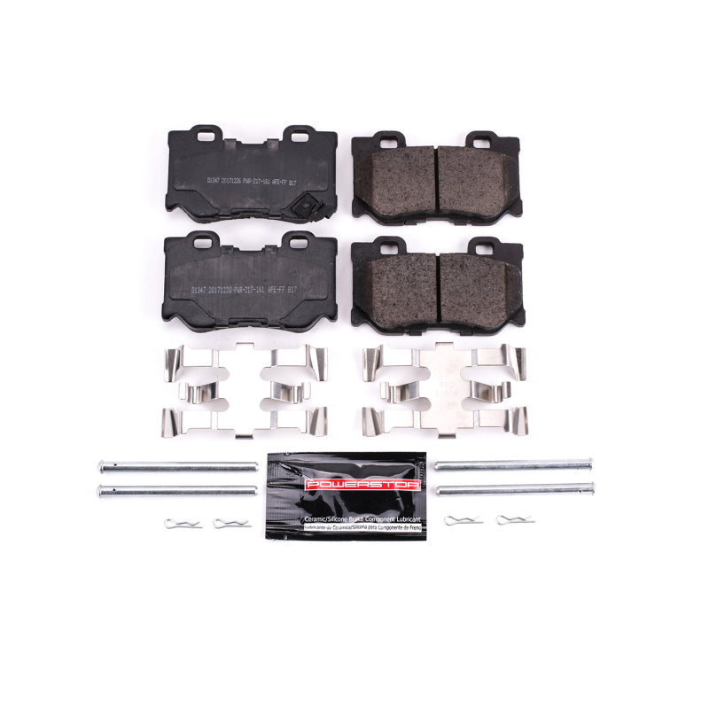 PowerStop Power Stop 09-13 Infiniti FX50 Rear Z23 Evolution Sport Brake Pads w/Hardware
