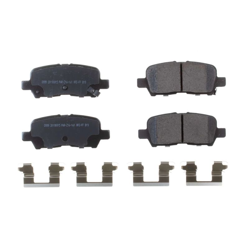 PowerStop Power Stop 05-09 Buick Allure Rear Z17 Evolution Ceramic Brake Pads w/Hardware