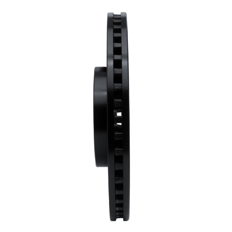 R1 Concepts R1 13-20 Hyundai Santa Fe XL Front Right Drilled & Slotted Black Brake Rotor