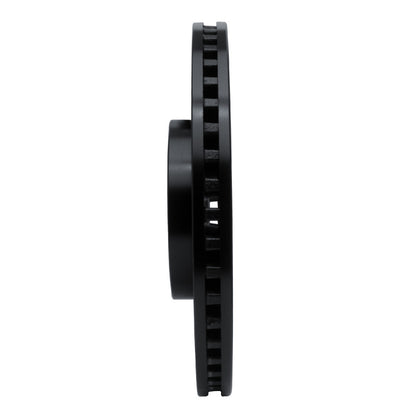 R1 Concepts R1 13-20 Hyundai Santa Fe XL Front Right Drilled & Slotted Black Brake Rotor