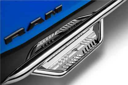 N-Fab Podium SS 2019 Dodge RAM 2500/3500 Crew Cab All Beds Gas/Diesel - Polished Stainless - 3in
