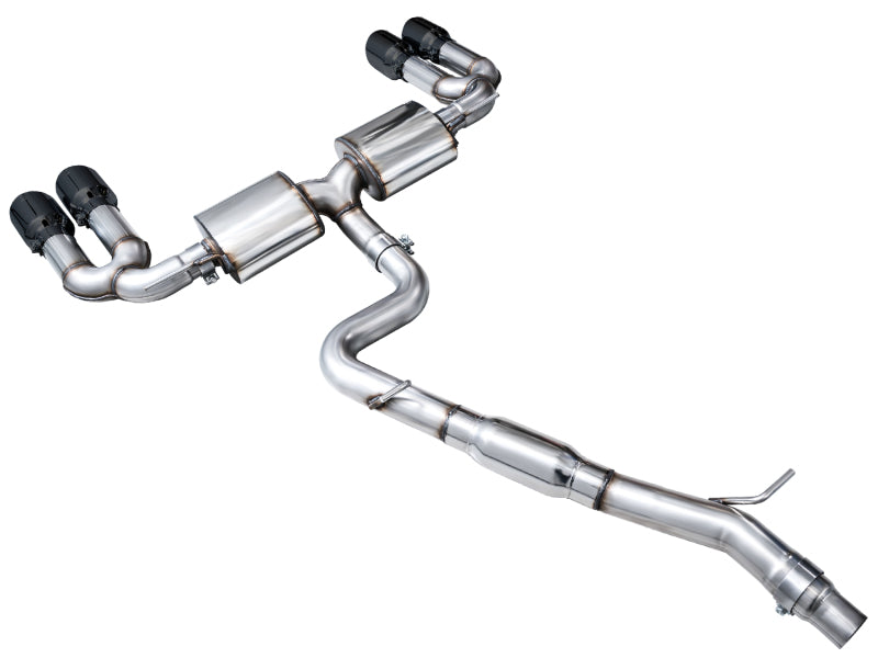 AWE Tuning 22-24 Audi 8Y S3 Touring Edition Exhaust - Diamond Black Tips
