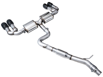 AWE Tuning 22-24 Audi 8Y S3 Touring Edition Exhaust - Diamond Black Tips
